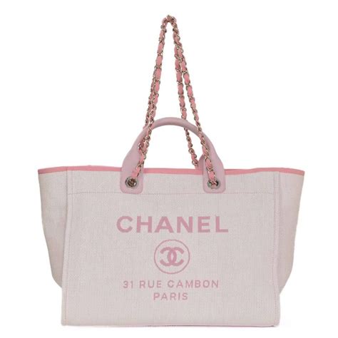 chanel small tote with pink liner|Chanel canvas tote handbags.